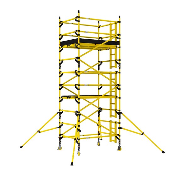 GRP TOWER DOUBLE WIDTH - 1.45M x 1.8M BASE