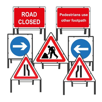 Show details for ROADWORK SIGNS