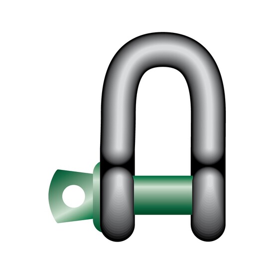 DEE SHACKLE WITH SCREW COLLAR PIN
