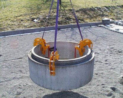 MANHOLE RING LIFTER 1 TONNE CHAIN CLAMP