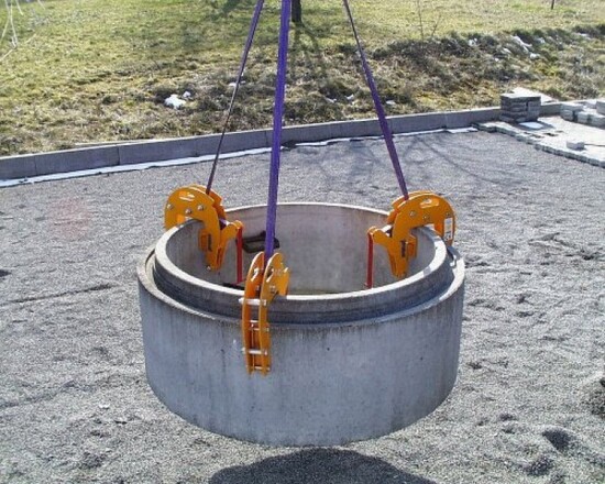 MANHOLE RING LIFTER 1 TONNE CHAIN CLAMP