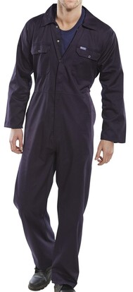 Show details for Regular Boiler Suit - Stud Front - (Polycotton)