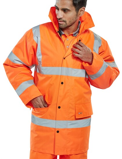 Picture of Constructor Traffic Jacket - High Viz Orange