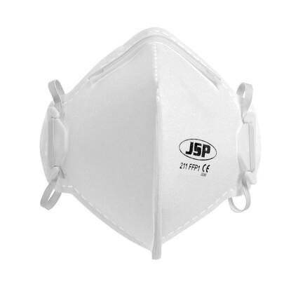 JSP - Disposable Verticle Fold Flat Mask FFP1 - 211 - Box Of 20