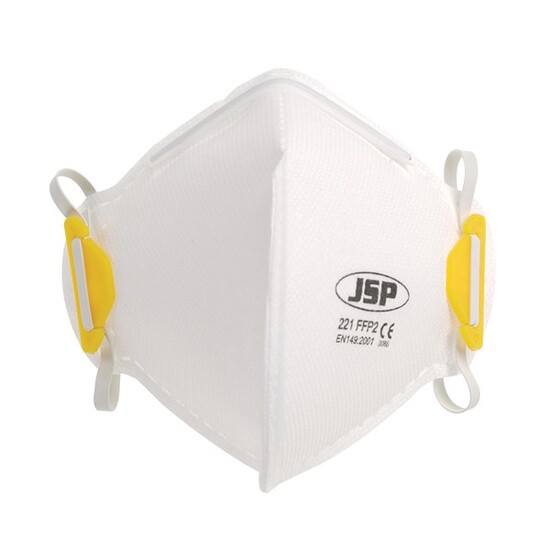 Picture of JSP - Disposable Verticle Fold Flat Mask FFP2 - 221 - Box Of 20