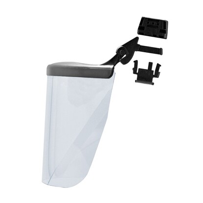 Visor Carrier c/w 20cm Polycarb Visor Complete To Suit Evo and MK7 Helmets