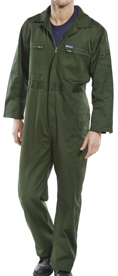 Picture of Super Click Boiler Suit - Zip Front- (Polycotton)