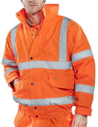 Constructor Bomber Jacket - High Viz Orange