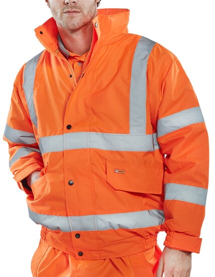 Constructor Bomber Jacket - High Viz Orange