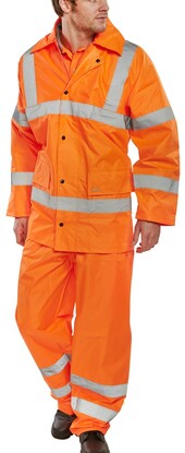 Show details for Hi-Vis Water Proof Two Piece Set