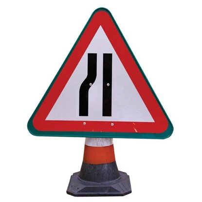 Portacone™ Road Cond Sign Black