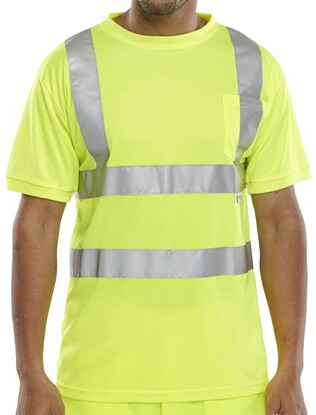 Show details for High Viz Crew Neck T-Shirt - Yellow