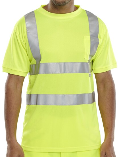 Picture of High Viz Crew Neck T-Shirt - Yellow