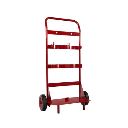 Show details for Double Fire Extinguisher Trolley