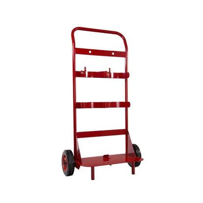 Double Fire Extinguisher Trolley