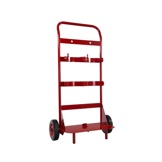 Double Fire Extinguisher Trolley