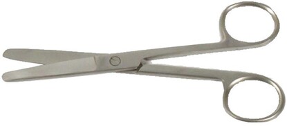 Show details for Medium Blunt Stainless Steel Scissors 5