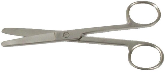 Picture of Medium Blunt Stainless Steel Scissors 5