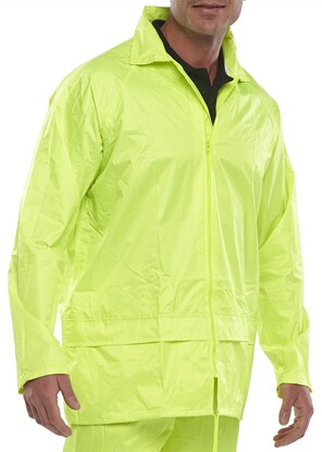 Show details for B-Dri Lightweight Nylon Wet Suit Jacket - Yellow 