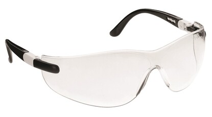 M9600 Contour Safety Spectacle - Black Clear Lense HC