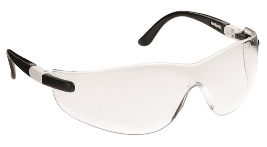 M9600 Contour Safety Spectacle - Black Clear Lense HC