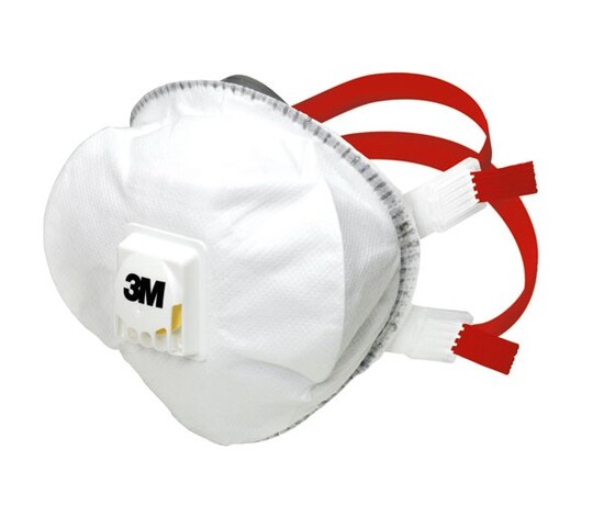 3M 8835+ FFP3 Valved Soft Seal Dust/Mist/Metal Fume Respirator - Box of 5