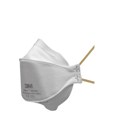 3M 9310+ Aura FFP1 Flat Fold Dust/Mist Respirator - Box of 20