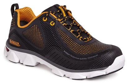 Show details for Dewalt Krypton SBP SRA Black/Yellow Low Cut Safety Trainer  