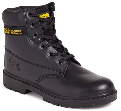Black Water Resistant Boot With Mid-Sole - S3 SRA 