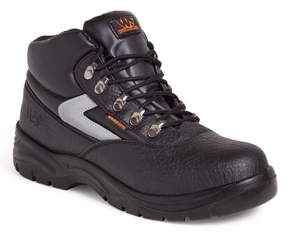 Show details for Mid Cut Boot With Reflective Flash & Mid-Sole -S1P SRA 