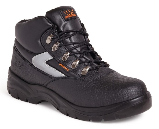 Mid Cut Boot With Reflective Flash & Mid-Sole -S1P SRA 