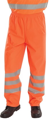 Show details for Super B-DRI Hi-Vis Breathable Water Proof trousers - Orange