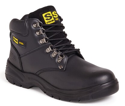 Show details for Black Hiker Boot With Mid-Sole - S1P SRC 