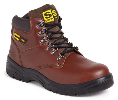 Show details for Brown Hiker Boot With Mid-Sole - S1P SRC 