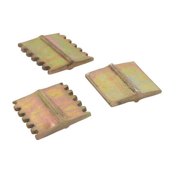 3 Piece Scutch Set includes 2 Scutch Combs & 1 Chisel Piece