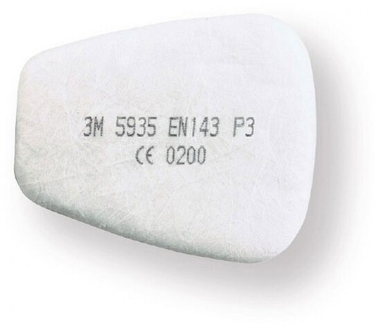 3M 6000 Series 5935 P3 Pre-Filters (Sold In Pairs)