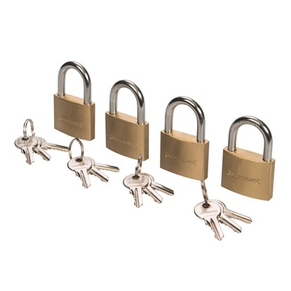 Show details for Padlock - 4 PCE Keyed Alike Set