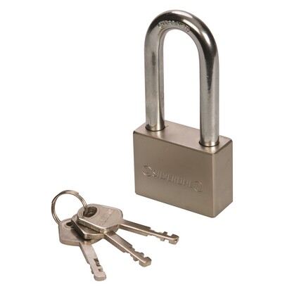 Show details for Padlock - High Security - Long Shackle