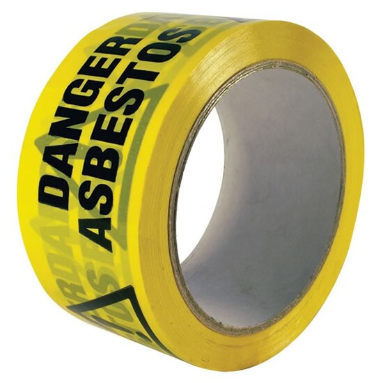 Asbestos Hazard Tape Adhesive