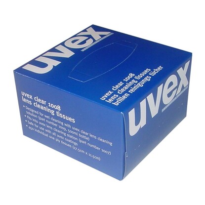 Show details for Uvex Lens Cleaning Tissues (Box of 450)
