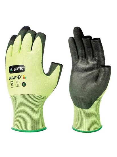 Picture of Skytec Digit 5 - Green cut level 5, 3 digit PU glove