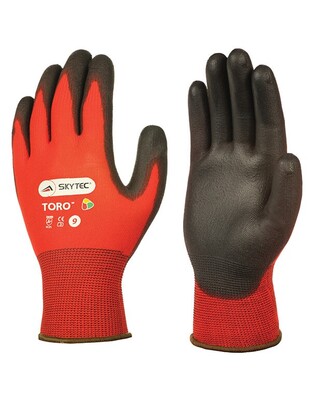 Show details for Skytec Toro - Red PU assembly glove