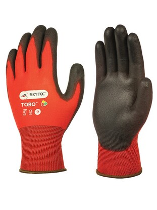 Skytec Toro - Red PU assembly glove