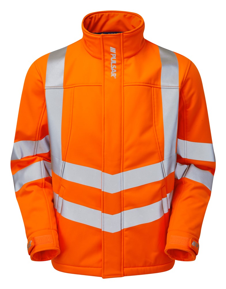 First Response Site Services. PULSAR® Rail Spec Soft Shell Jacket-Orange