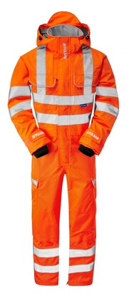 Show details for PULSAR® Rail Spec Waterproof Coverall-Orange