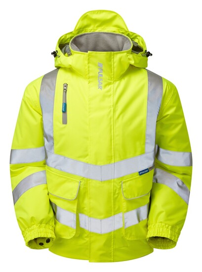 PULSAR® Padded Bomber Jacket-Yellow