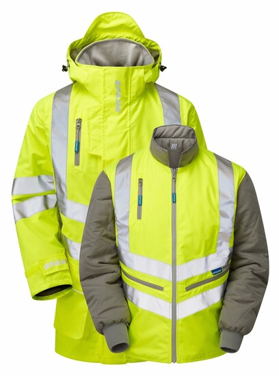 Picture of PULSAR® 7-in-1 Interactive Storm Coat & Body Warmer (P421/P422)-Yellow