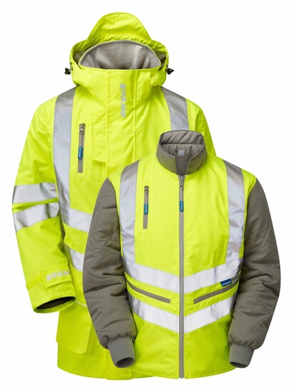 PULSAR® 7-in-1 Interactive Storm Coat & Body Warmer (P421/P422)-Yellow