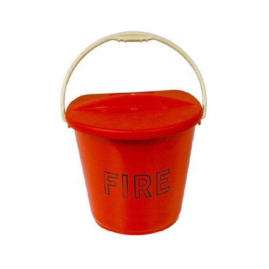 Picture of Plastic Fire Bucket With Lid