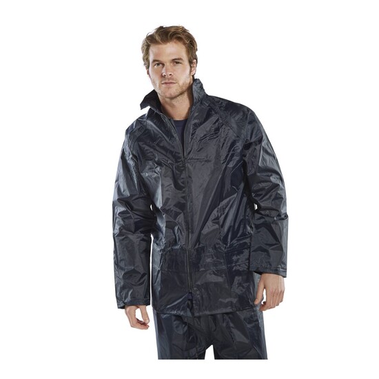 B-Dri Lightweight Nylon Wet Suit Jacket - Navy